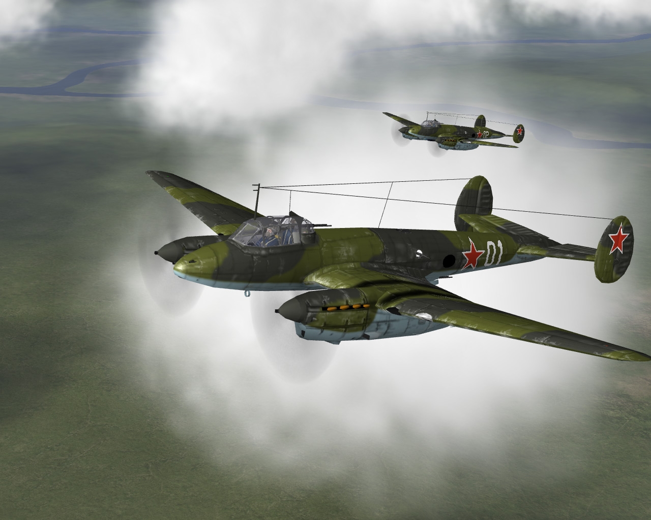 Скриншот из игры IL-2 Sturmovik: Pe-2 под номером 15