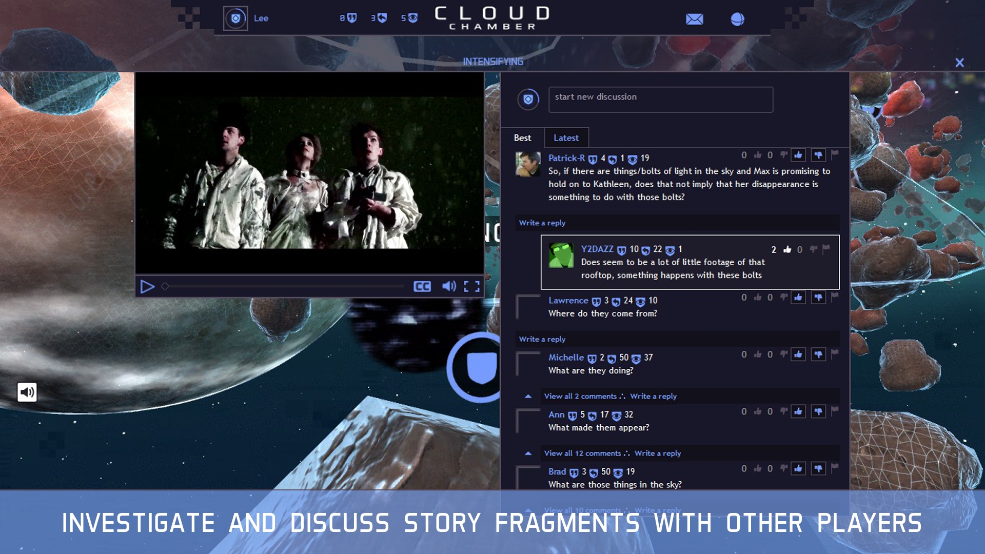 Скриншот из игры Cloud Chamber под номером 1