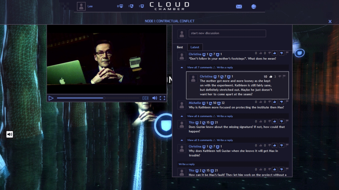 Скриншот из игры Cloud Chamber под номером 12