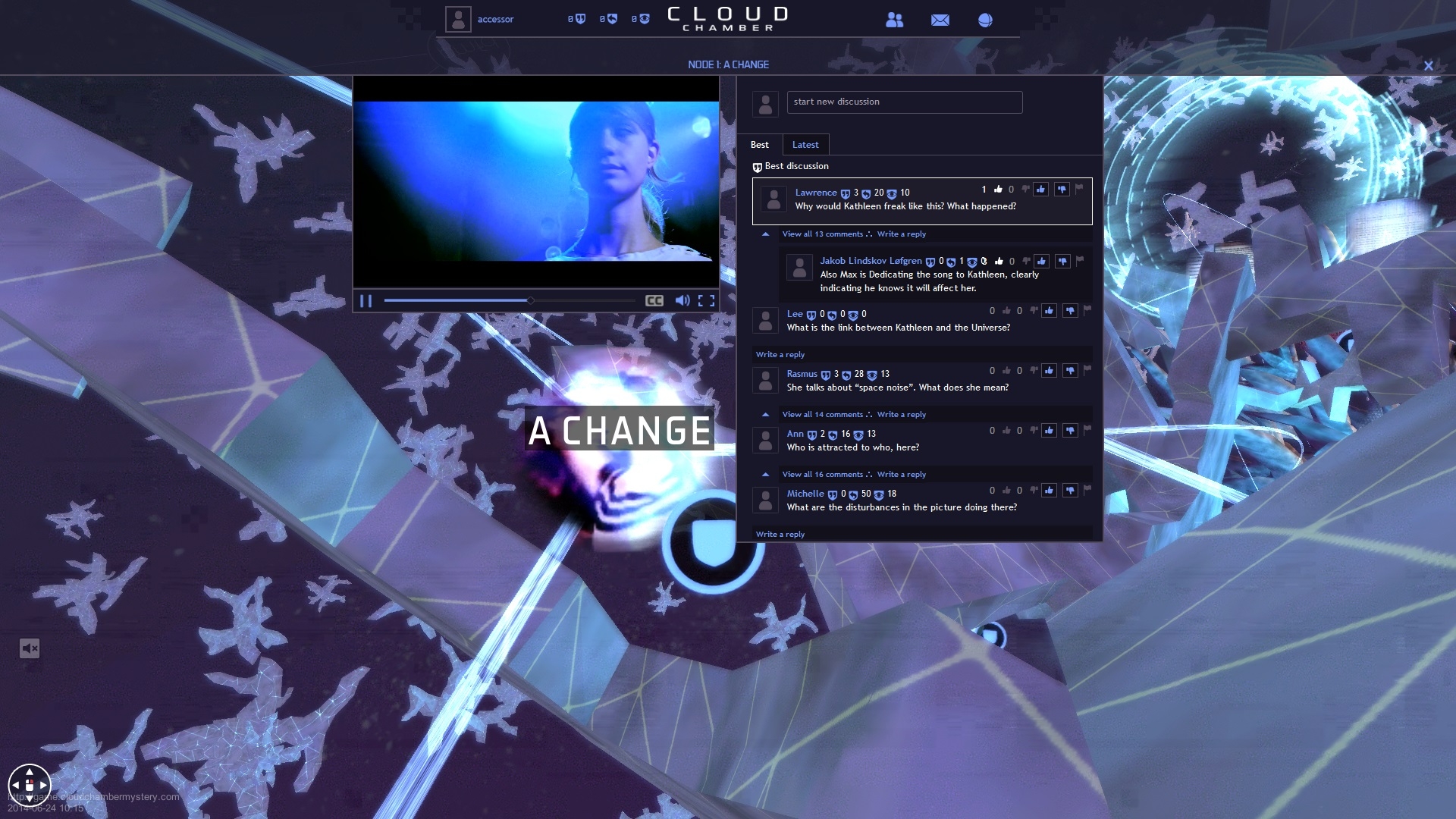 Скриншот из игры Cloud Chamber под номером 8