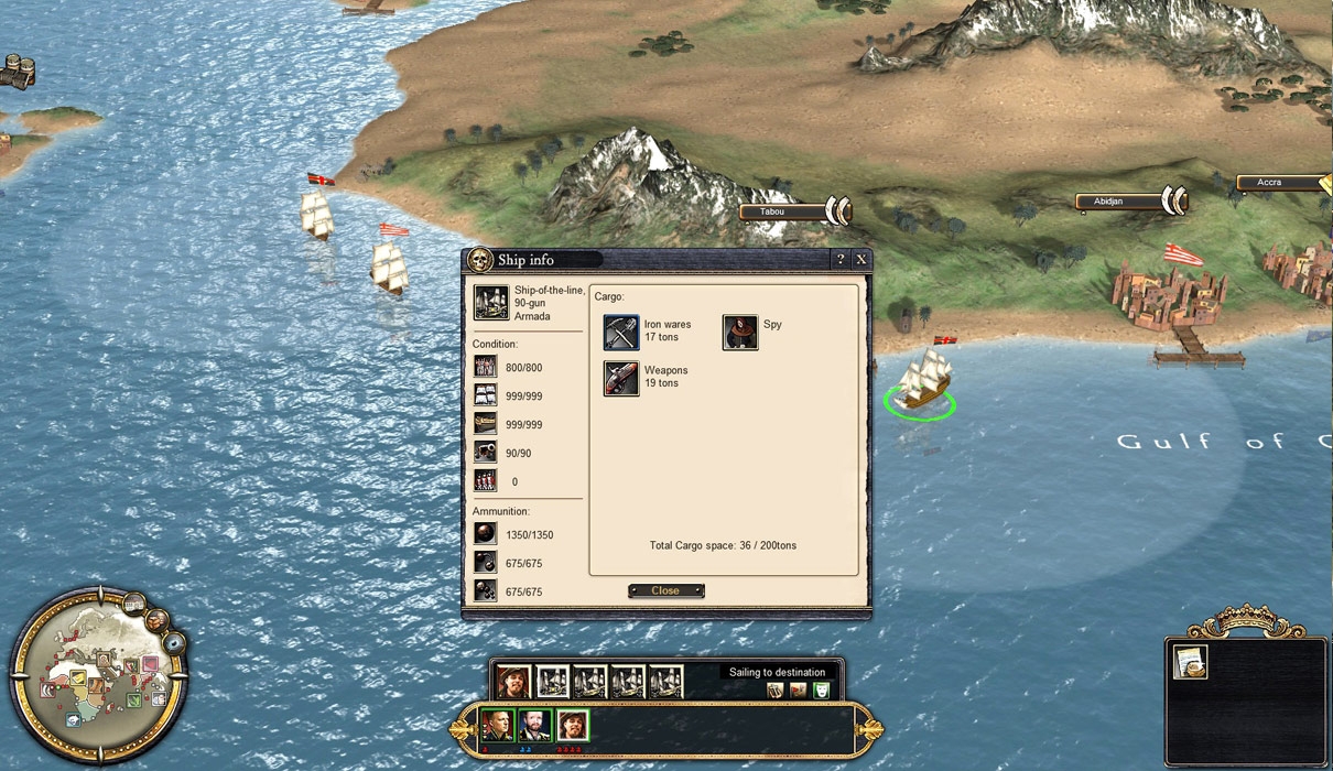 Скриншот из игры East India Company: Battle of Trafalgar под номером 2