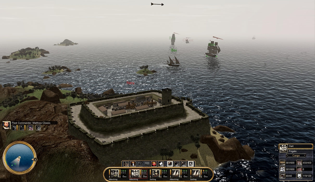 Скриншот из игры East India Company: Battle of Trafalgar под номером 5