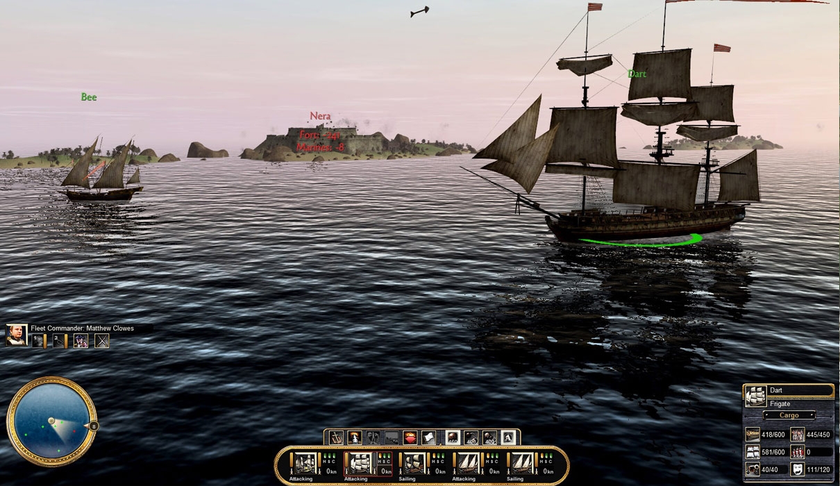 Скриншот из игры East India Company: Battle of Trafalgar под номером 6