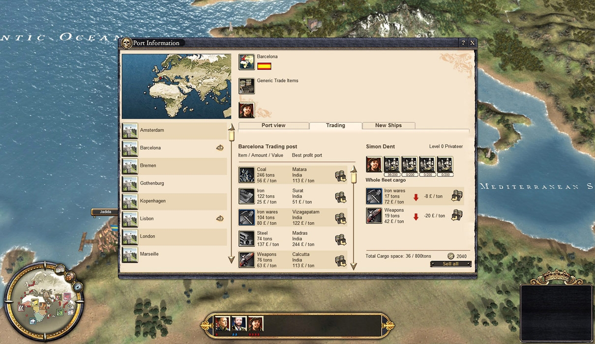 Скриншот из игры East India Company: Battle of Trafalgar под номером 7