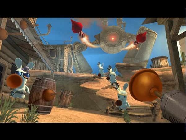 Скриншот из игры Rayman Raving Rabbids под номером 4
