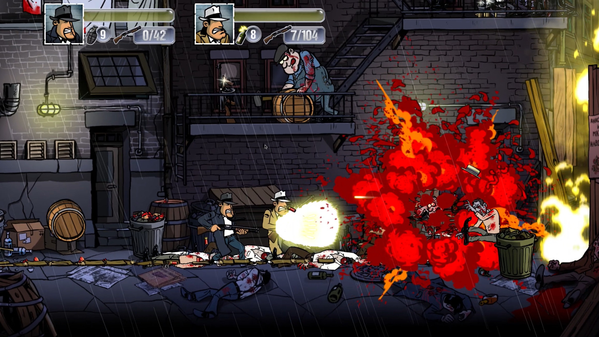 Скриншот из игры Guns, Gore & Cannoli под номером 1