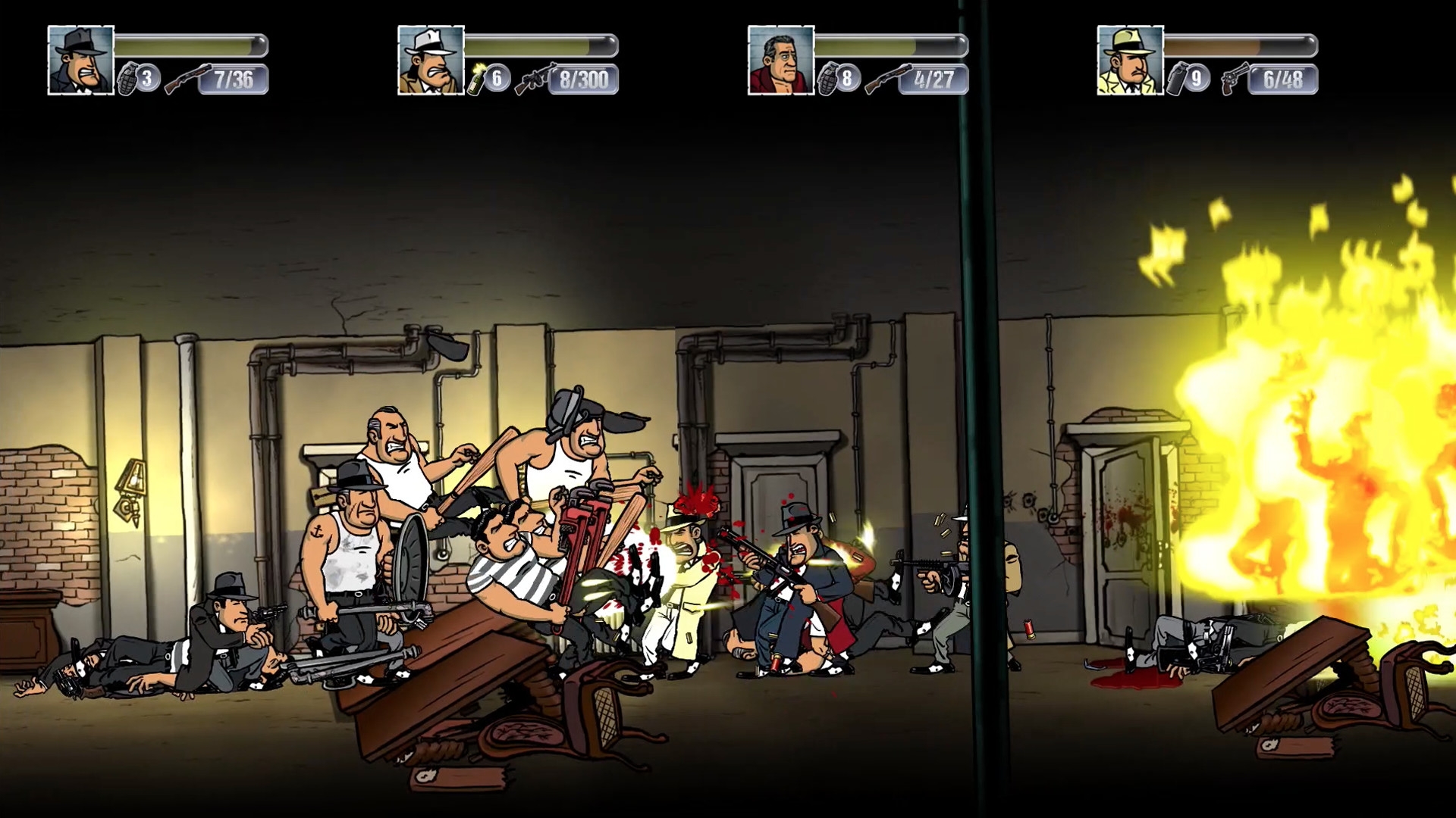 Скриншот из игры Guns, Gore & Cannoli под номером 2