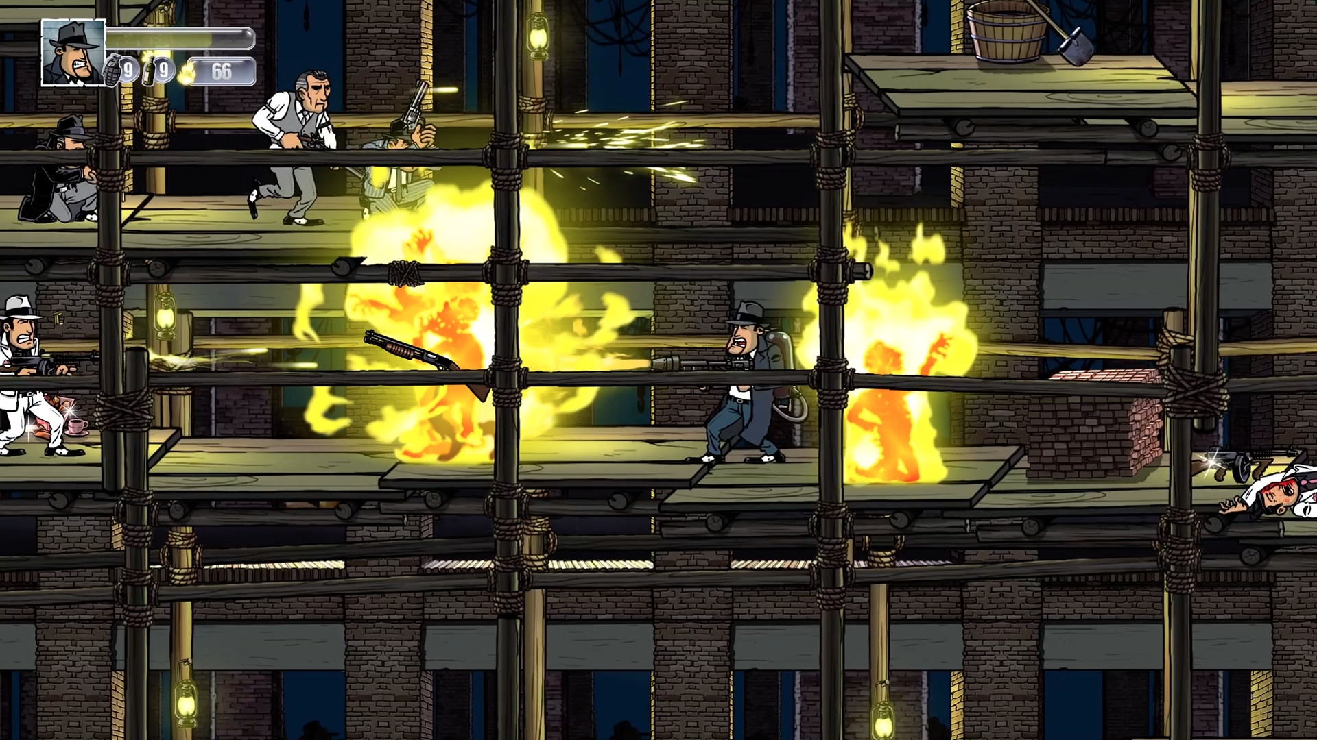 Скриншот из игры Guns, Gore & Cannoli под номером 7