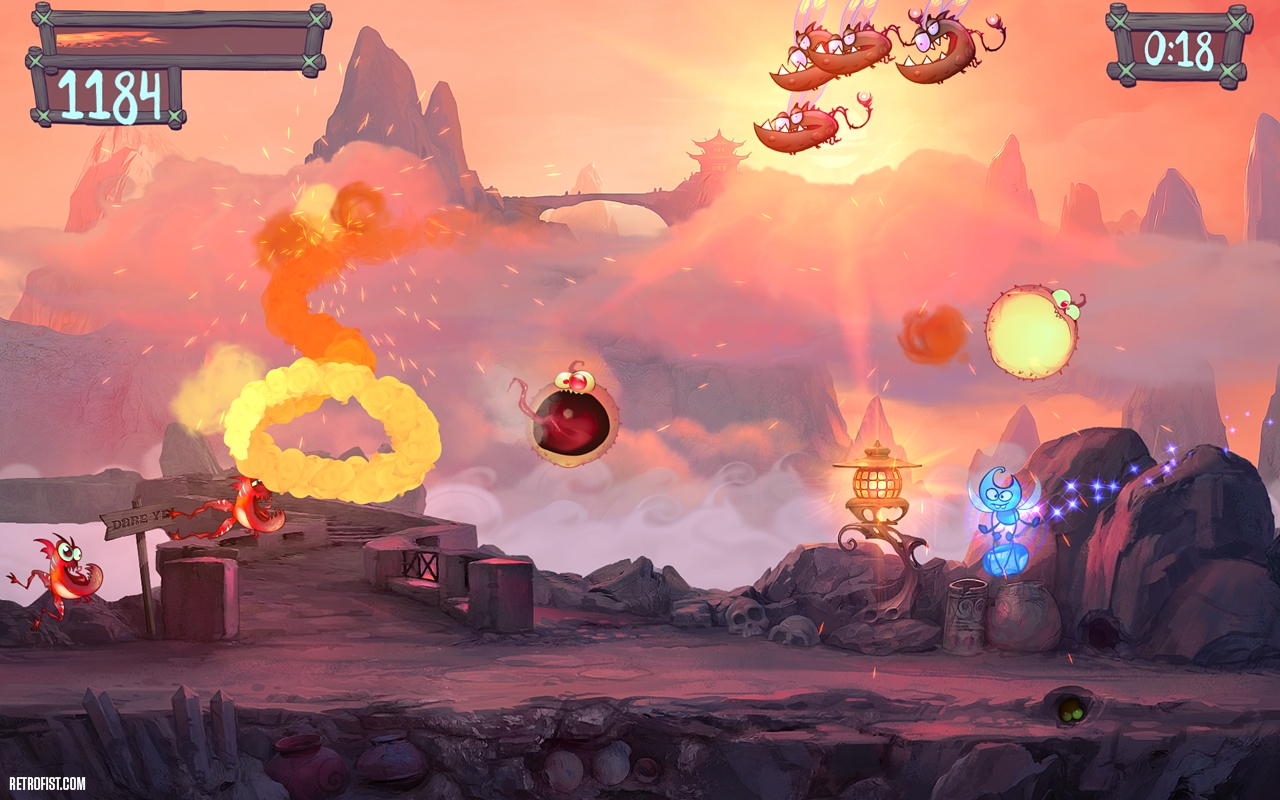Скриншот из игры Fire Fu под номером 4