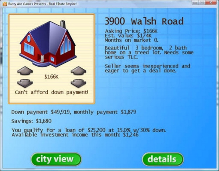 Скриншот из игры Real Estate Empire под номером 5