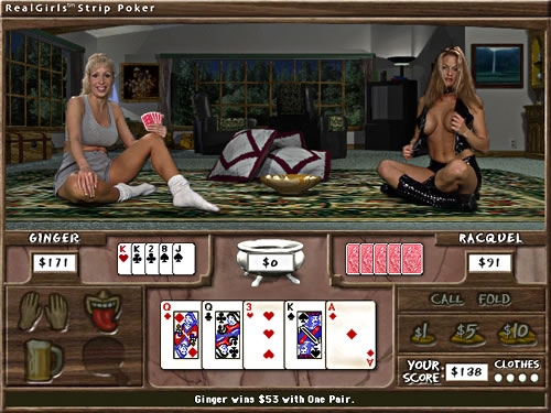 Скриншоты Real Girls Strip Poker.