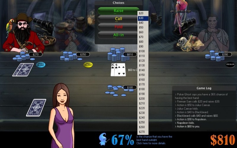 Скриншот из игры Imagine Poker 3 под номером 2