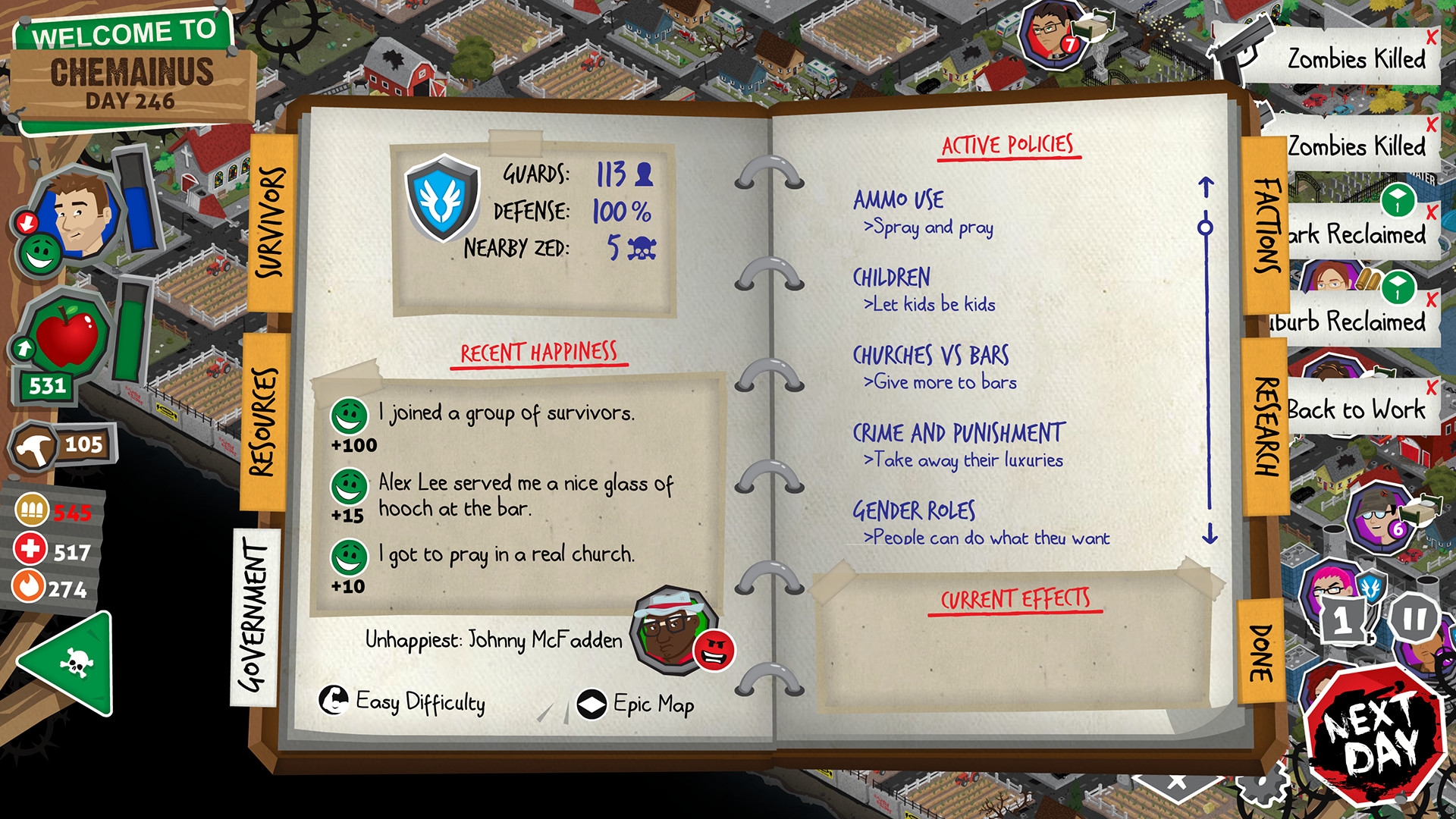 Скриншот из игры Rebuild 3: Gangs of Deadsville под номером 20