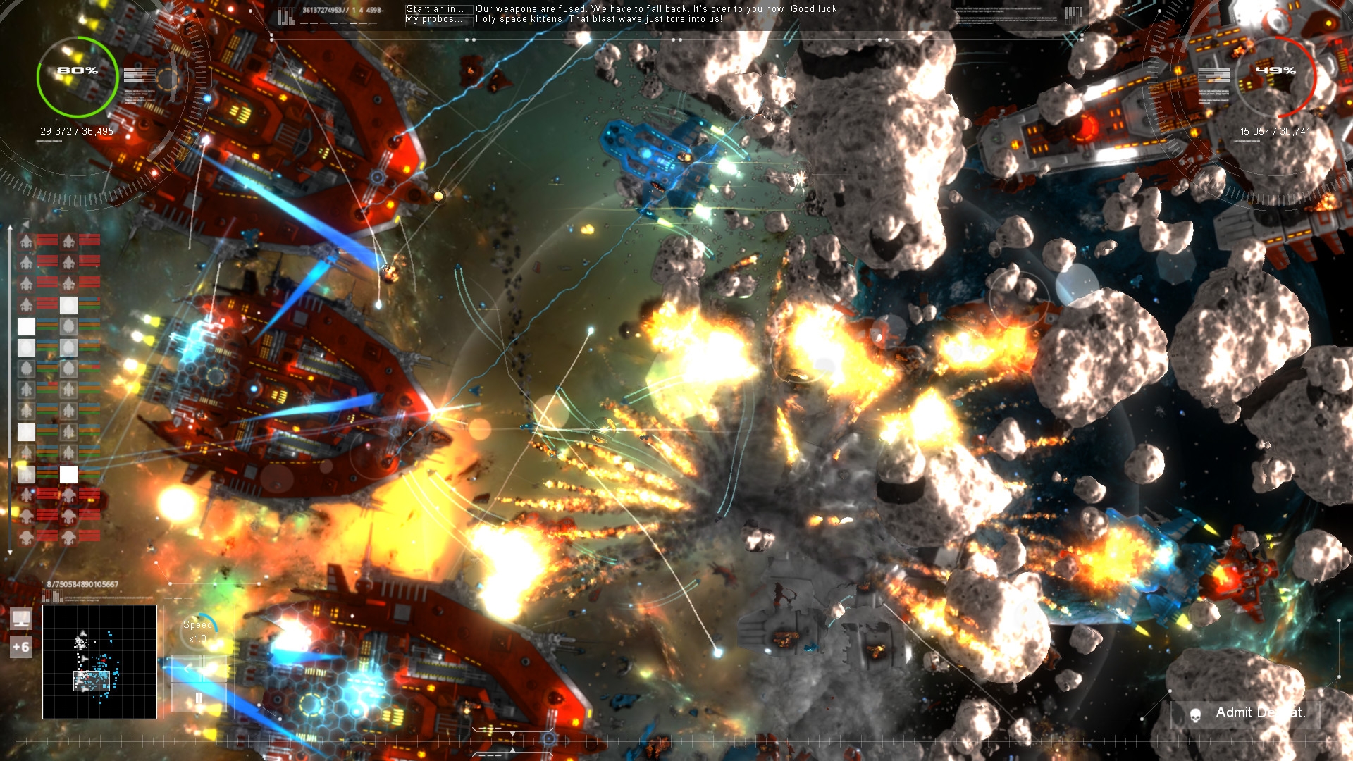 Скриншот из игры Gratuitous Space Battles 2 под номером 6