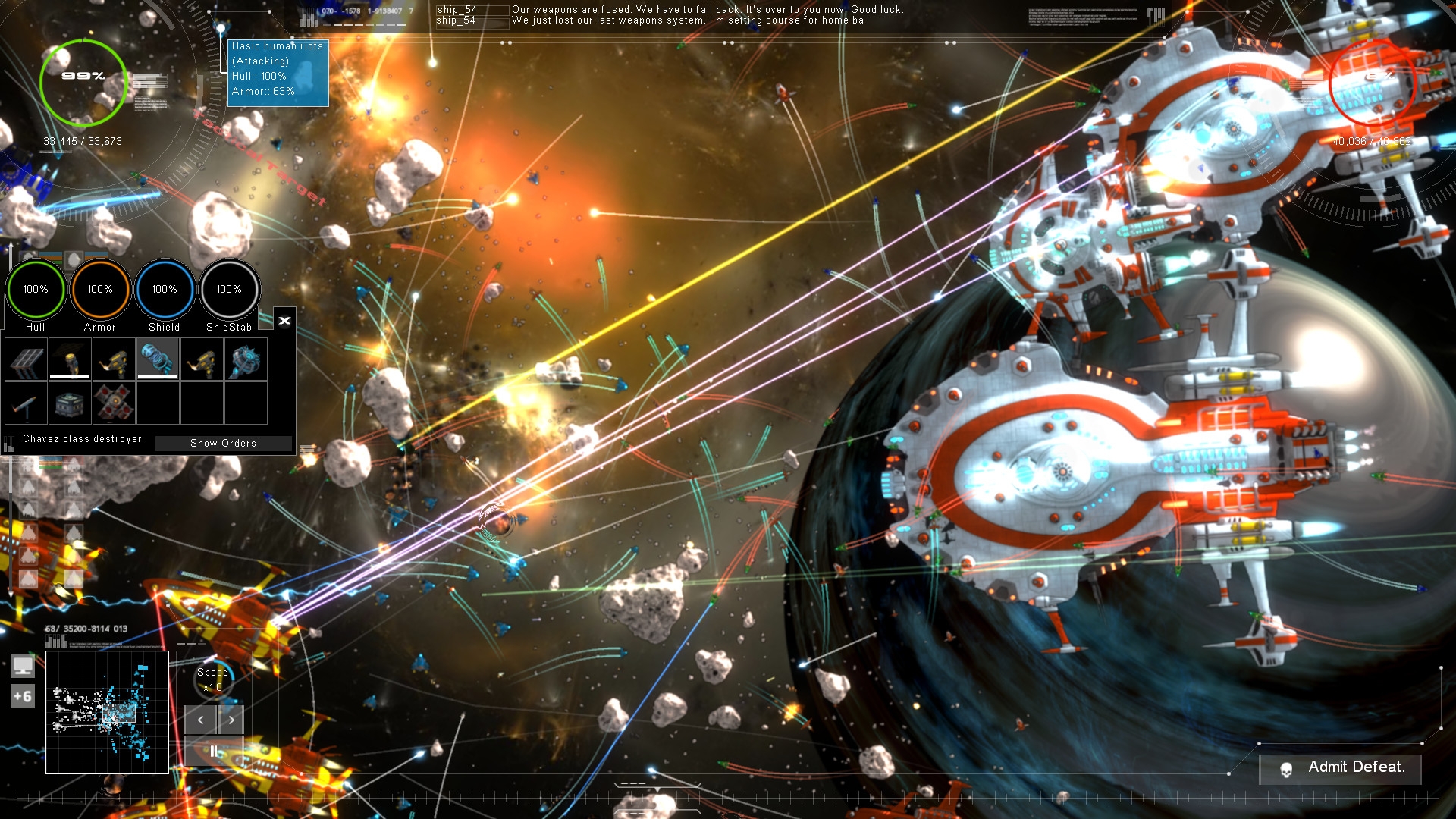 Скриншот из игры Gratuitous Space Battles 2 под номером 8