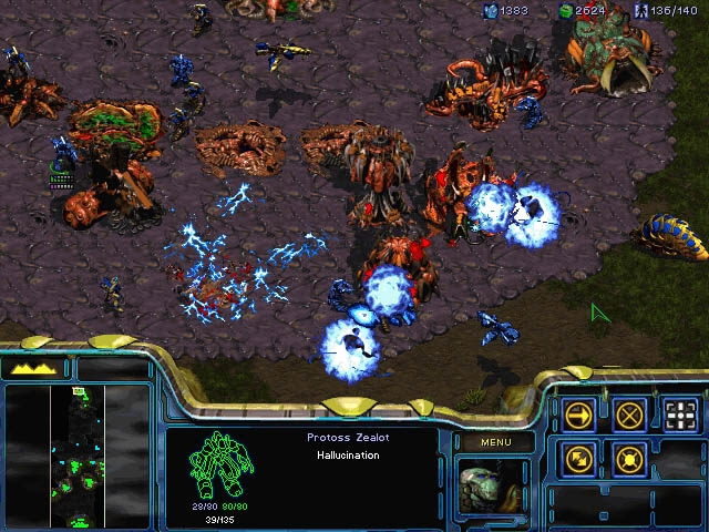 Скриншот из игры StarCraft под номером 1