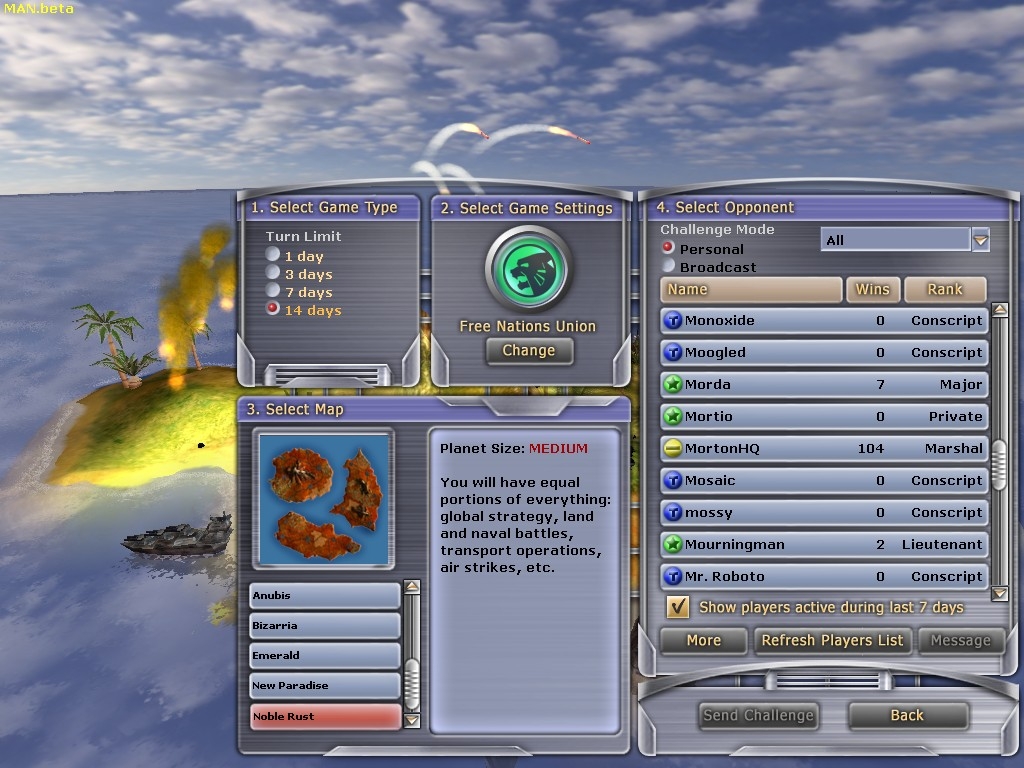 Скриншот из игры Massive Assault Network под номером 12