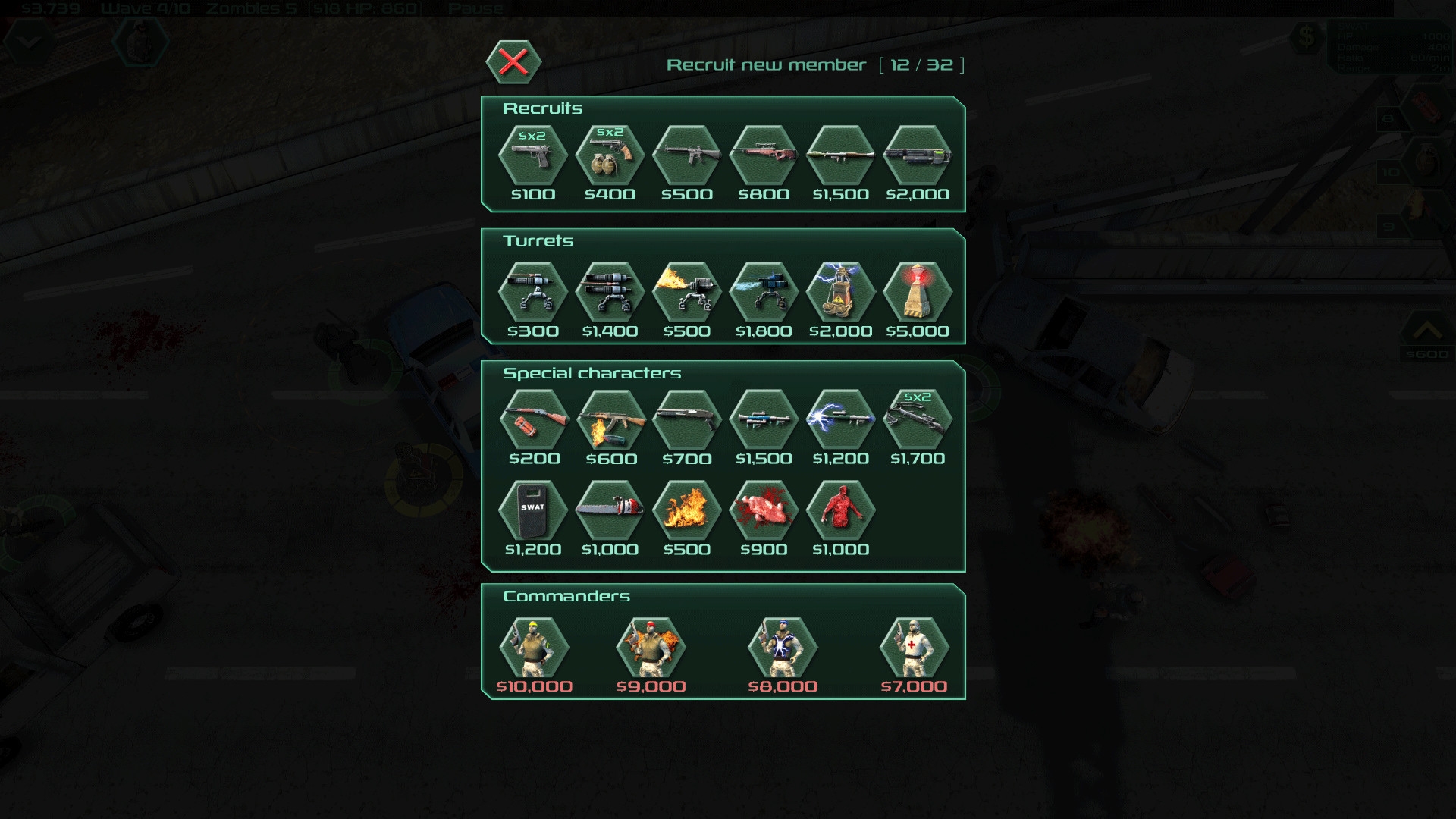 Скриншот из игры Zombie Defense под номером 3