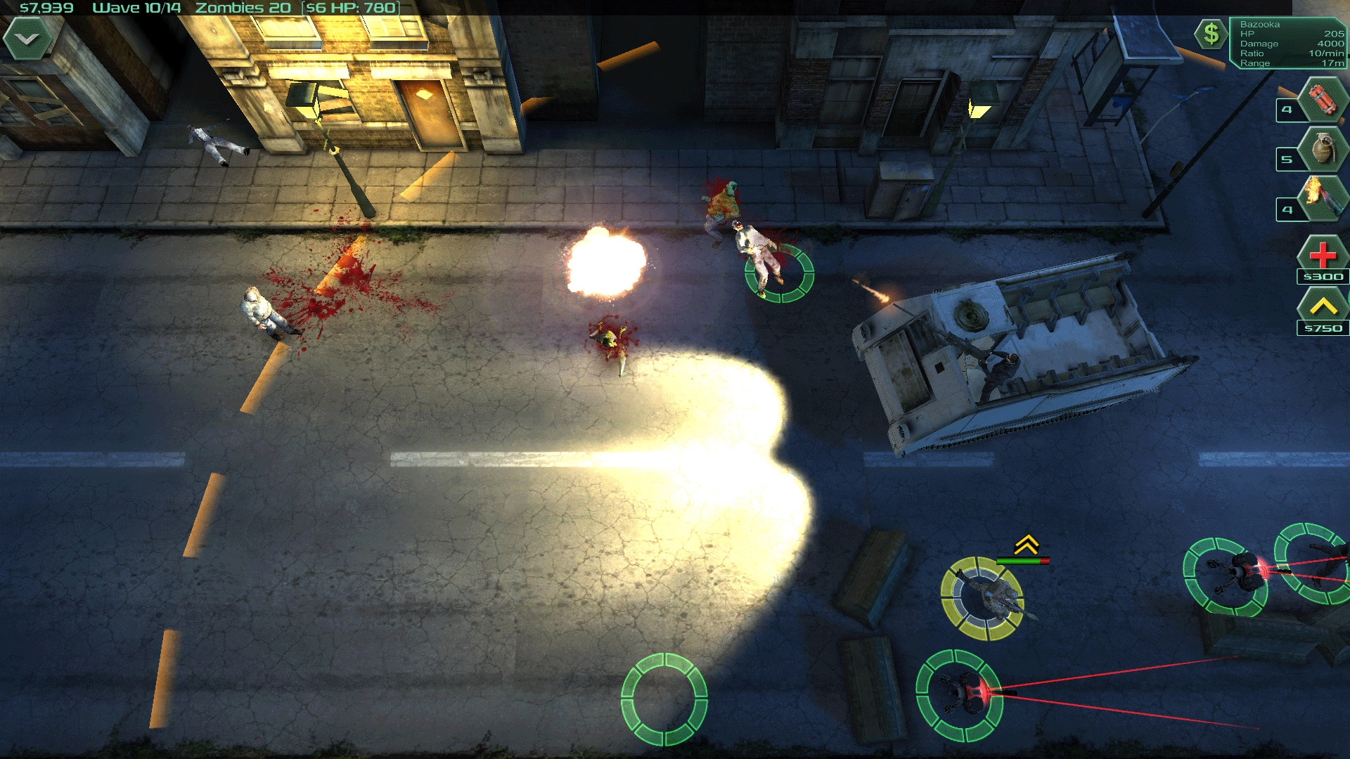 Скриншот из игры Zombie Defense под номером 9