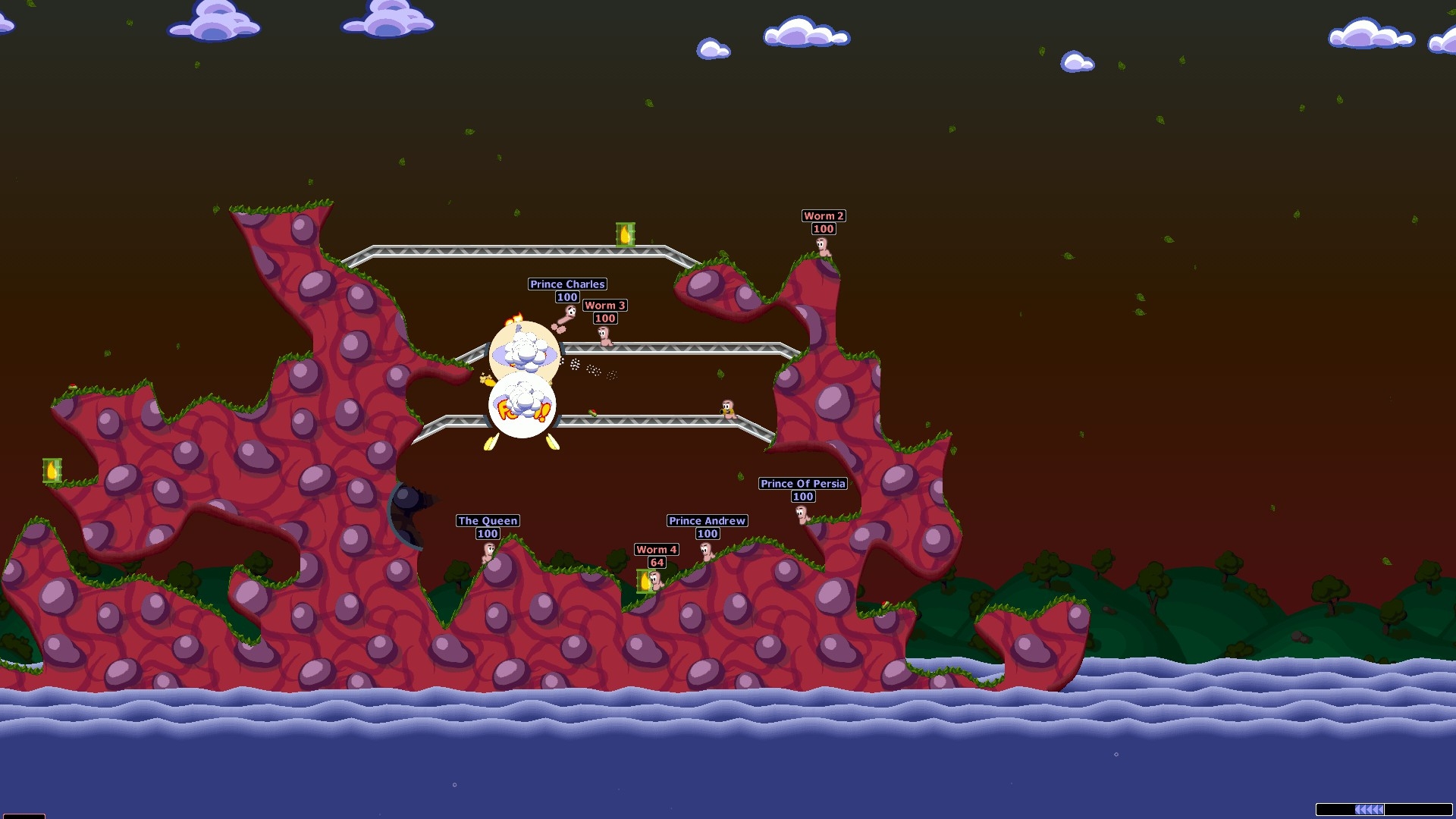 Скриншот из игры Worms World Party Remastered под номером 3