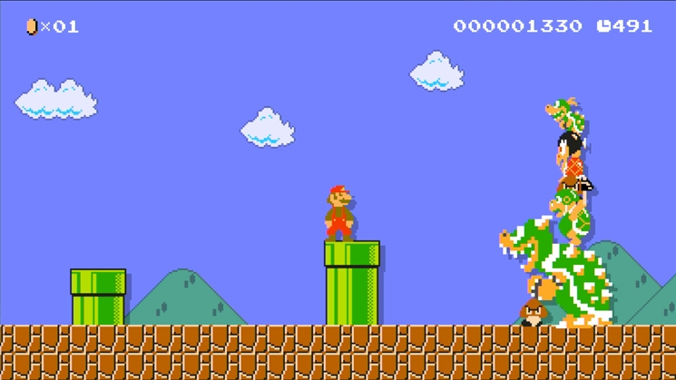 Скриншот из игры Super Mario Maker под номером 4