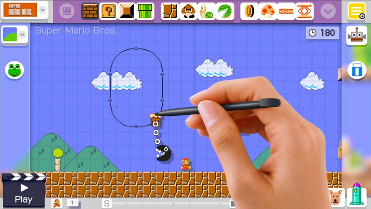 Скриншот из игры Super Mario Maker под номером 9