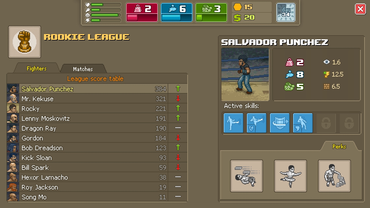 Скриншот из игры Punch Club под номером 6