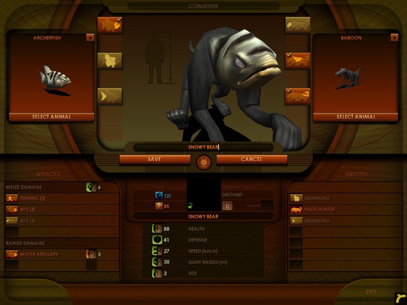 Скриншот из игры Impossible Creatures под номером 3