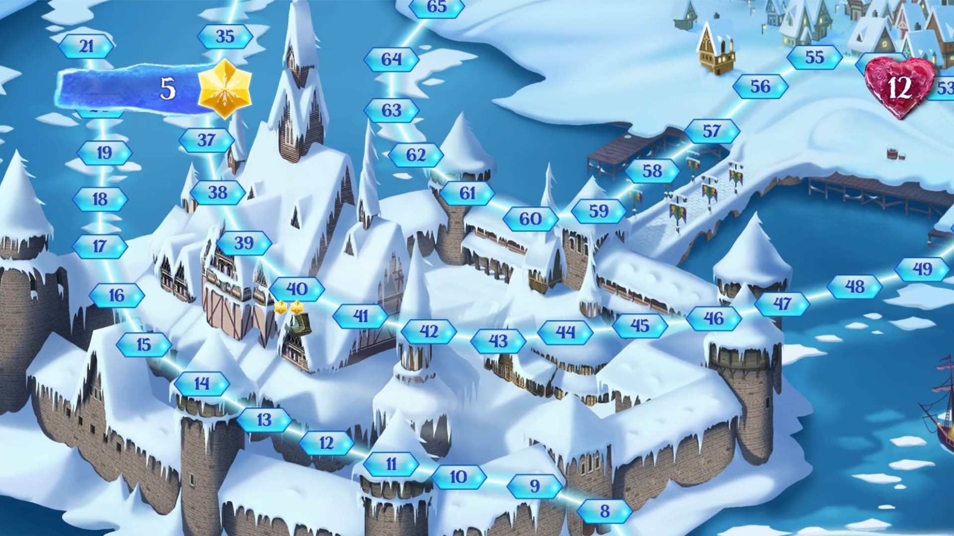 Скриншот из игры Frozen Free Fall: Snowball Fight под номером 10