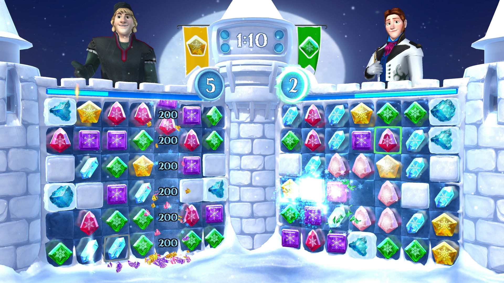 Скриншот из игры Frozen Free Fall: Snowball Fight под номером 2