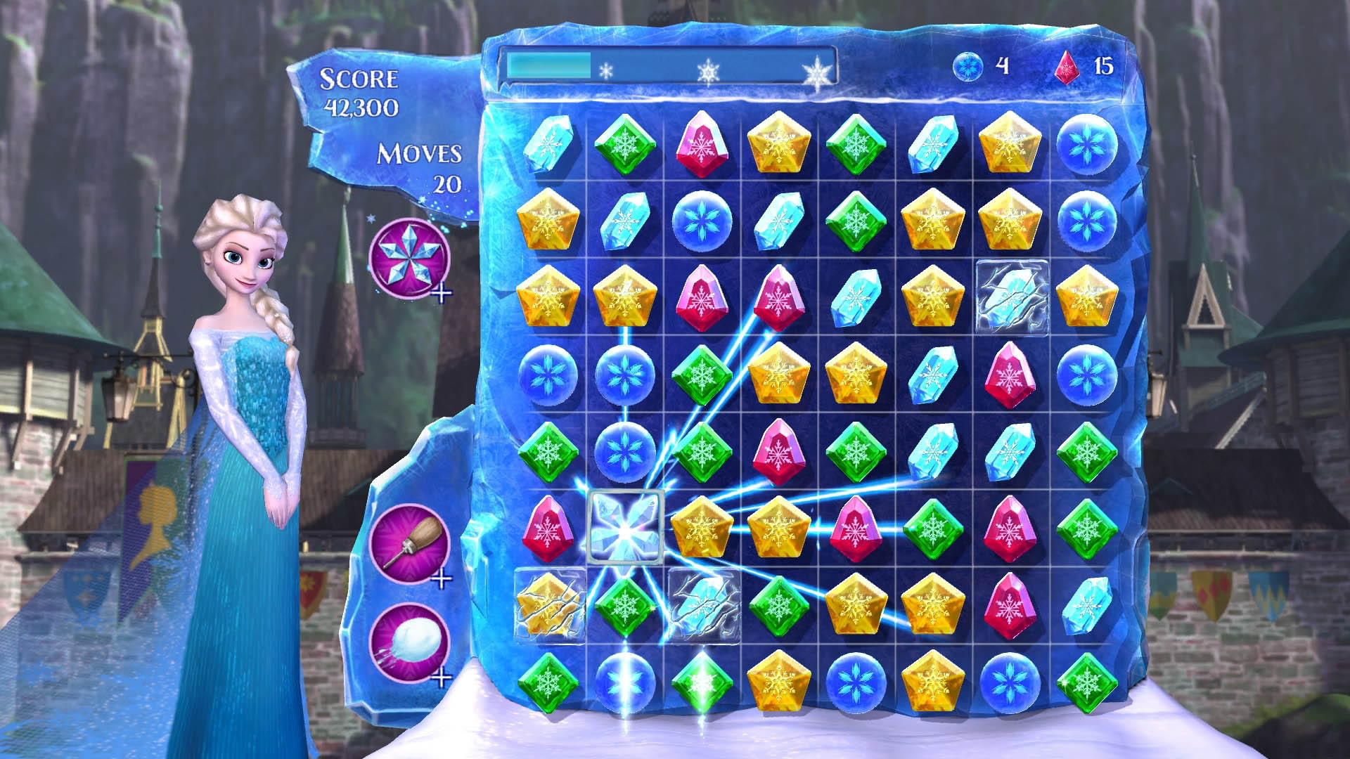 Скриншот из игры Frozen Free Fall: Snowball Fight под номером 5