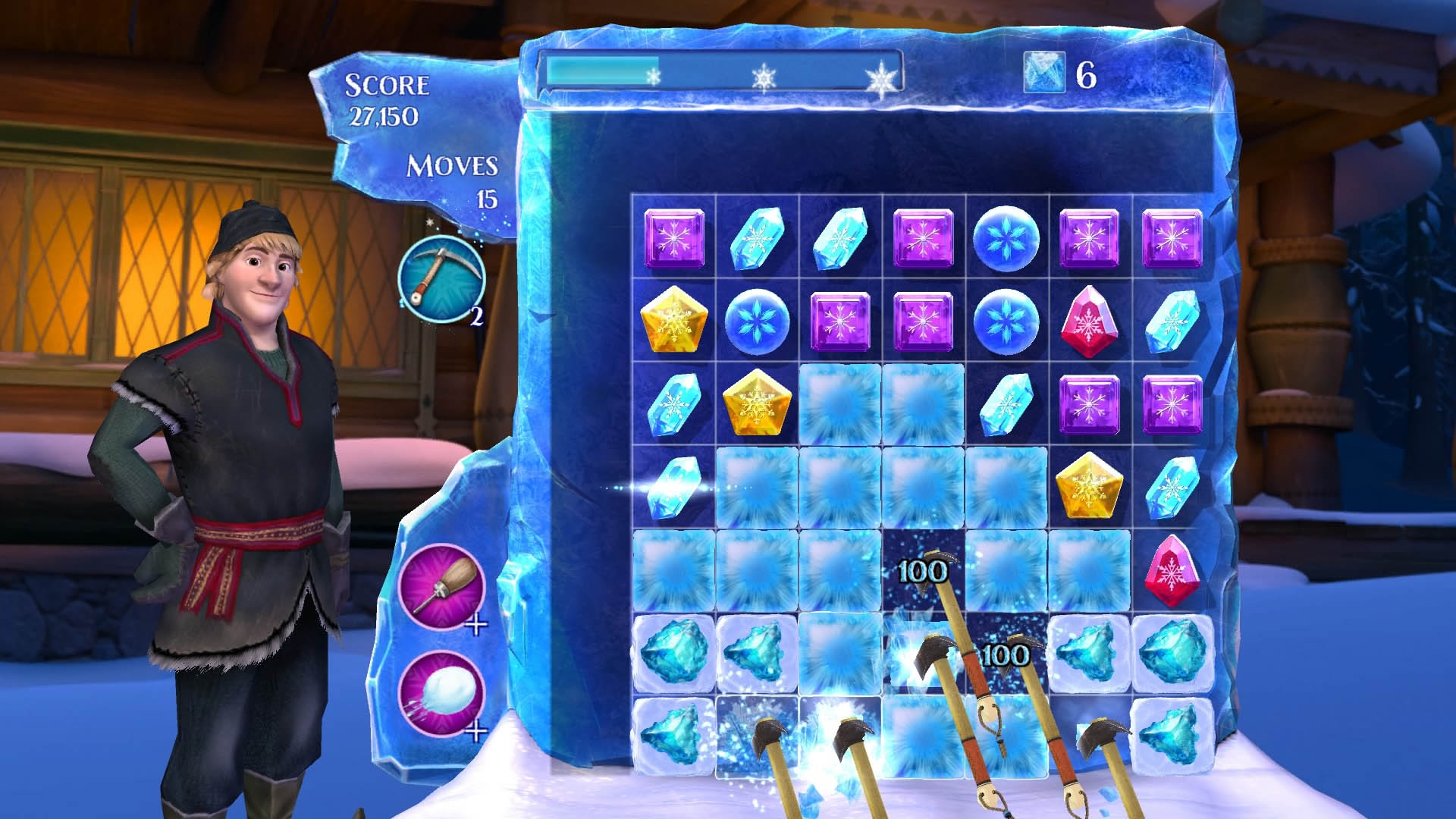 Скриншот из игры Frozen Free Fall: Snowball Fight под номером 7