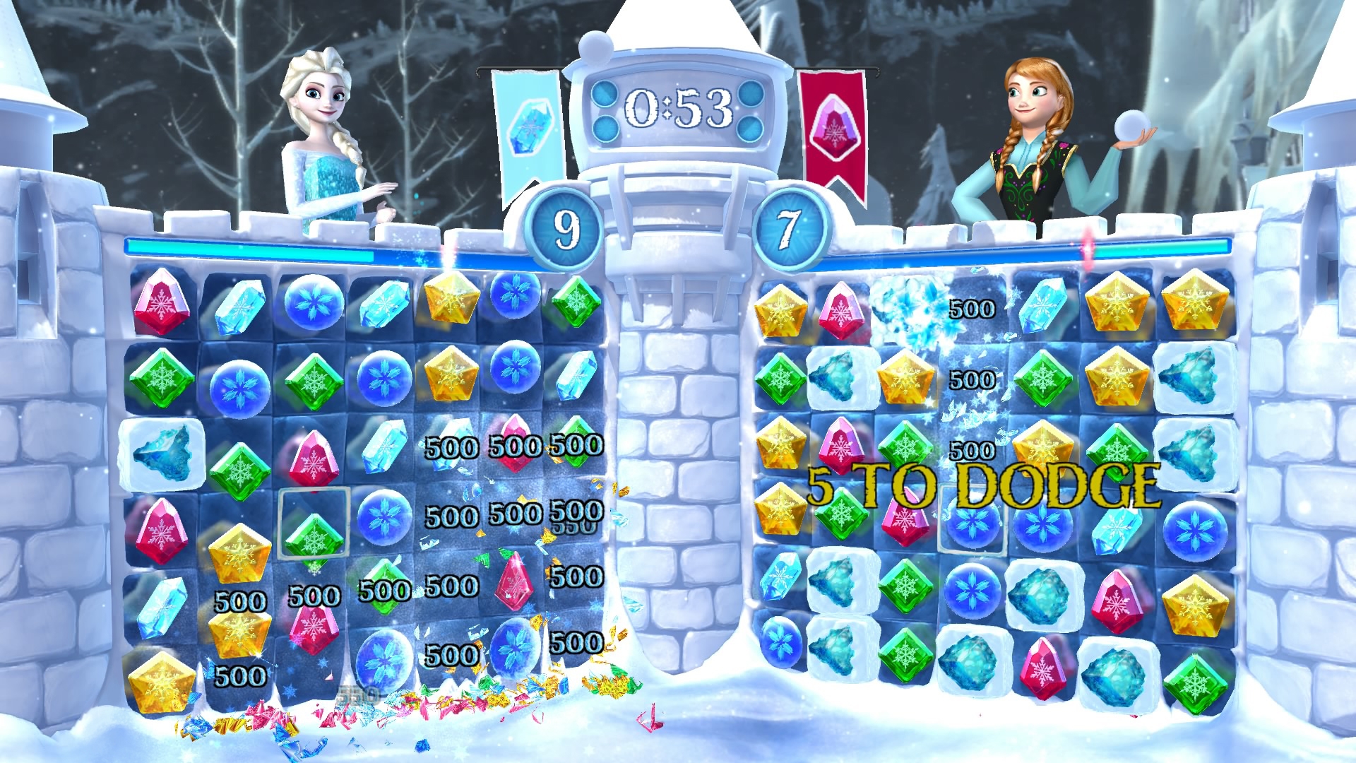 Скриншот из игры Frozen Free Fall: Snowball Fight под номером 9
