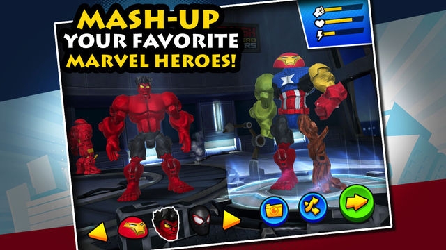 Скриншот из игры Mix+Smash: Marvel Super Hero Mashers под номером 2