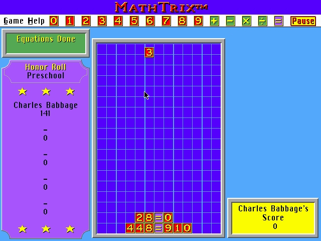 Скриншот из игры MathTrix под номером 1