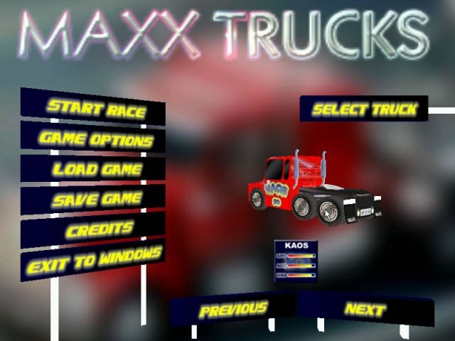 Скриншот из игры Maxx Trucks под номером 3