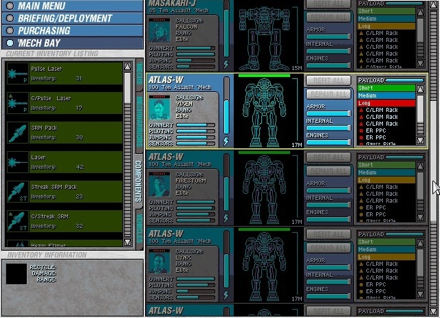 Скриншот из игры MechCommander под номером 11