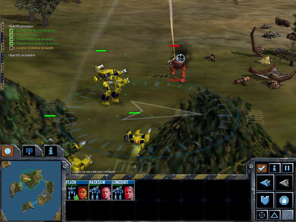 Скриншот из игры MechCommander 2 под номером 9