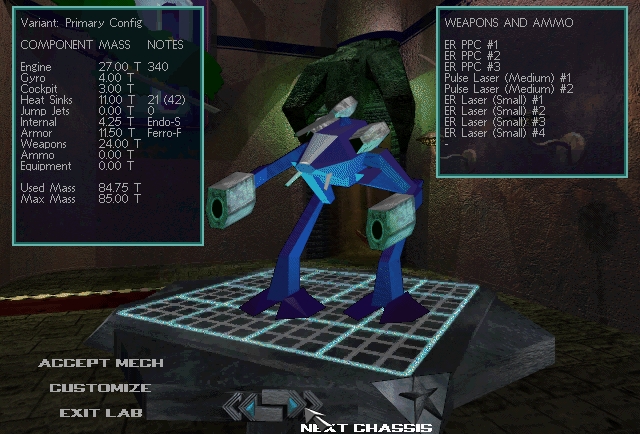 Скриншот из игры MechWarrior 2: 31st Century Combat под номером 12
