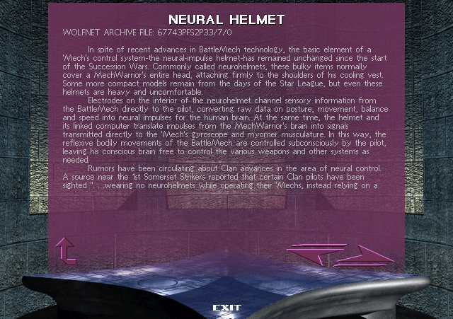 Скриншот из игры MechWarrior 2: 31st Century Combat под номером 9