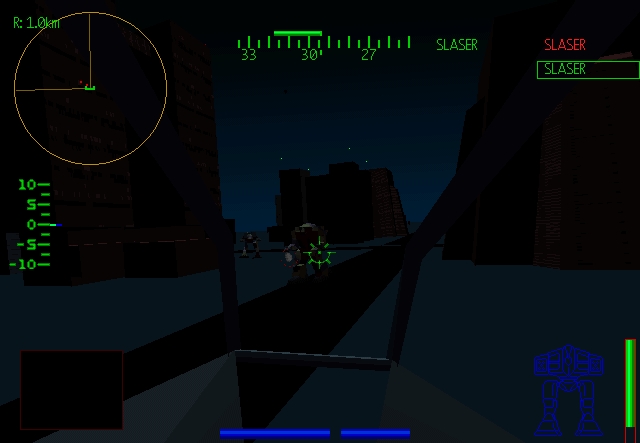 Скриншот из игры MechWarrior 2: Ghost Bear