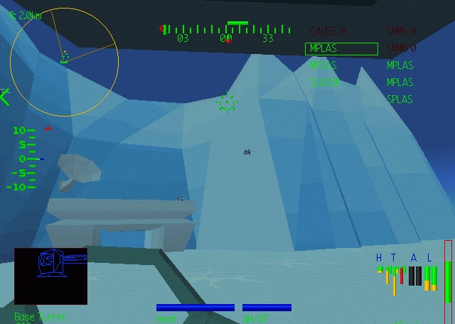 Скриншот из игры MechWarrior 2: Ghost Bear