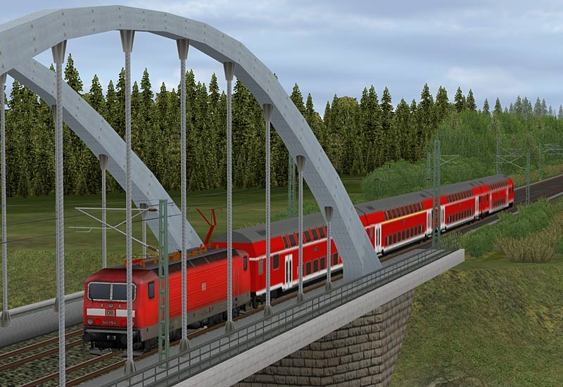 Скриншот из игры EEP Virtual Railroad 4 под номером 3
