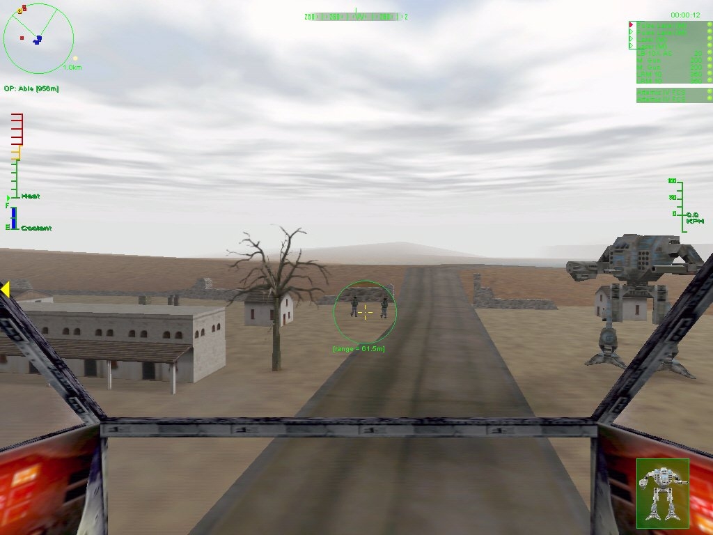 Скриншот из игры MechWarrior 3 под номером 1