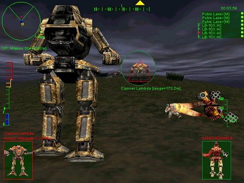 Скриншот из игры MechWarrior 3 под номером 11