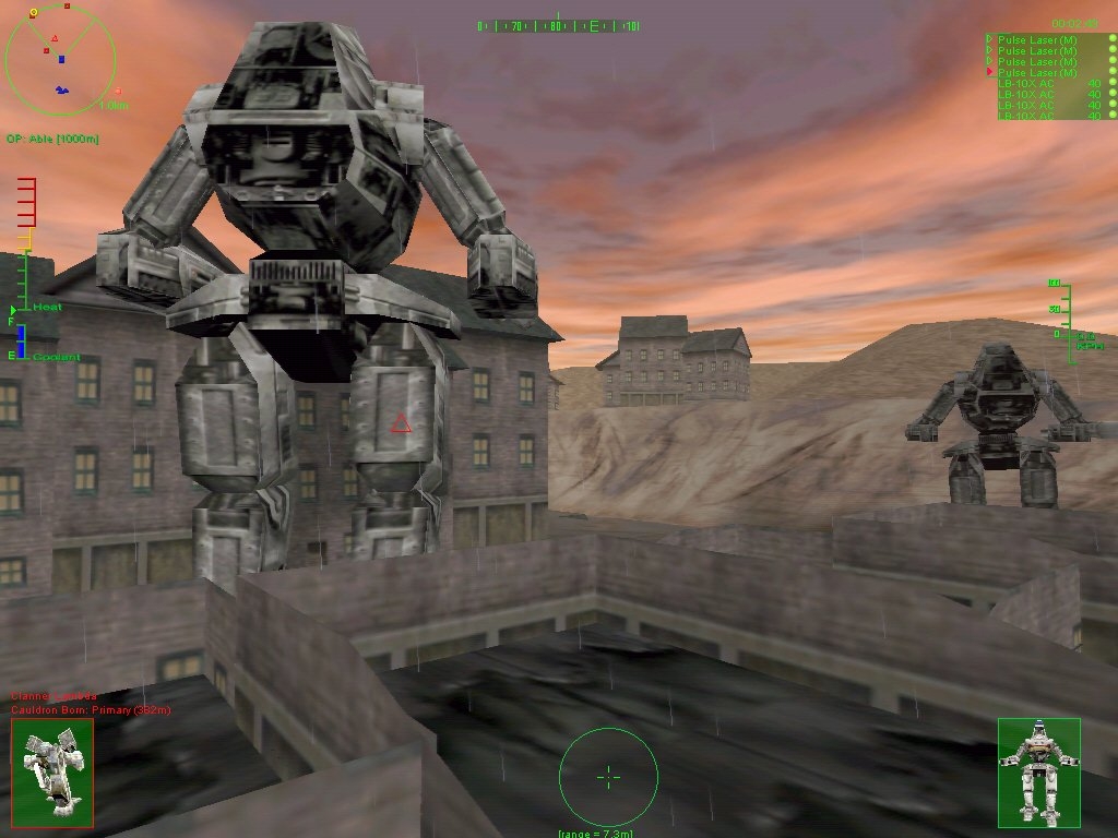 Скриншот из игры MechWarrior 3 под номером 2