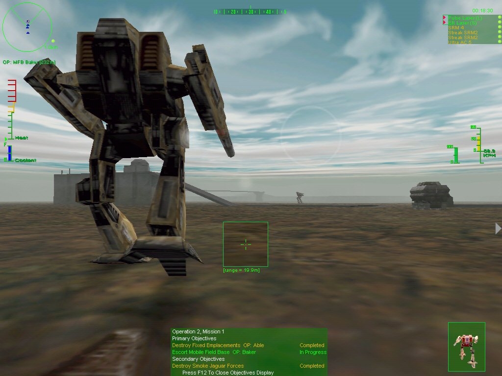 Скриншот из игры MechWarrior 3 под номером 5