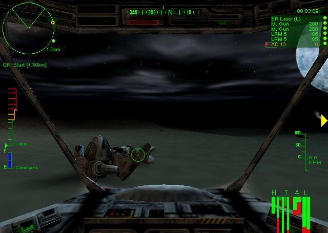 Скриншот из игры MechWarrior 3: Pirate
