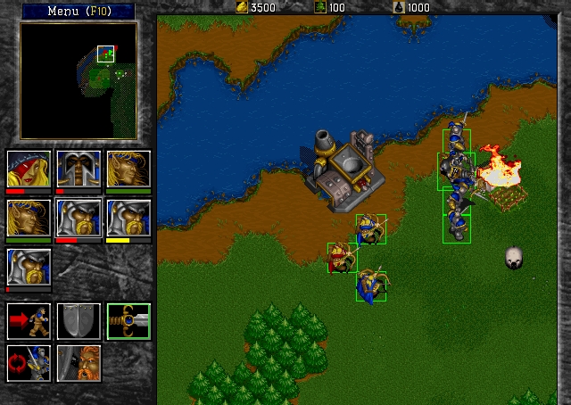 Скриншот из игры Warcraft 2: Beyond the Dark Portal под номером 1
