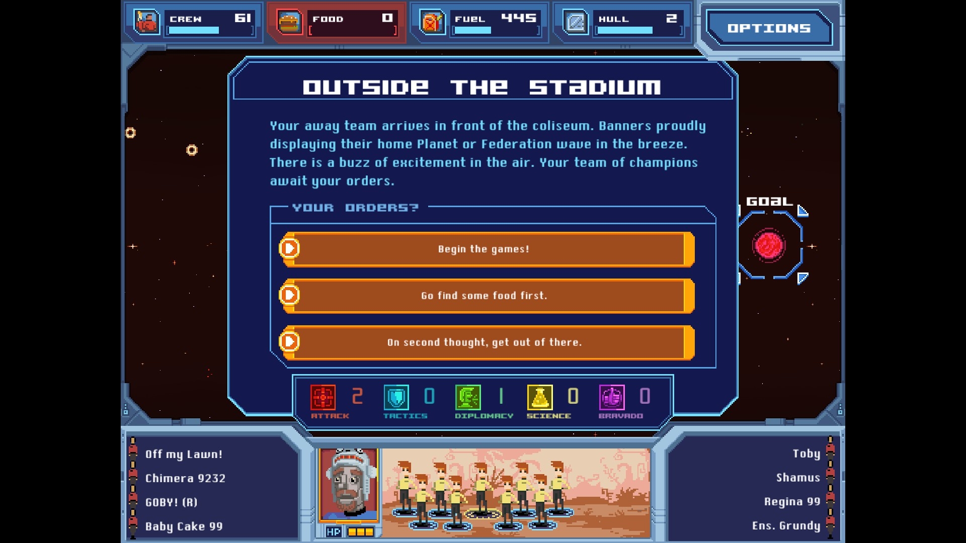 Скриншот из игры Orion Trail под номером 2